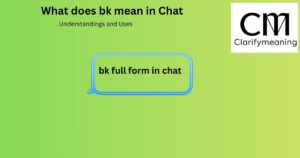 bk full form in chat