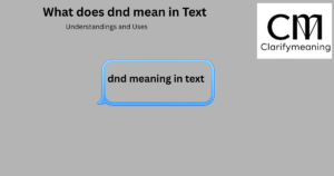 dnd meaning in chat