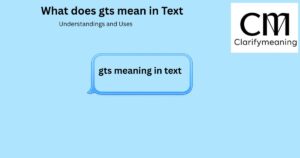 gts meaning in text