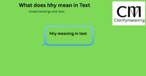hyy mean in text