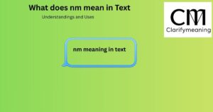 nm mean in text