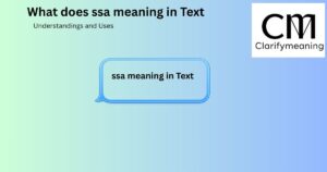 ssa meaning slang