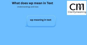 wp full form in chat