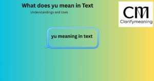 what does yu mean in text