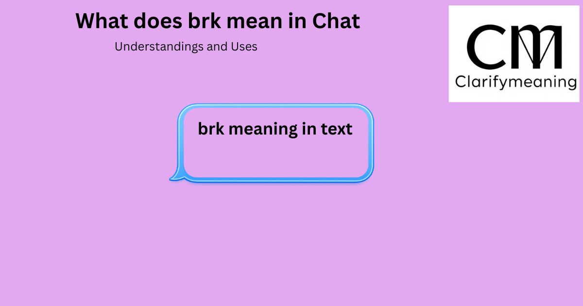 brk meaning