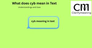 what does cyb mean