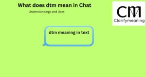what is dtm