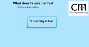 fs meaning in text