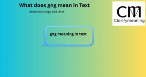 gng meaning in text