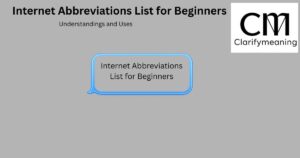 Internet Abbreviations List for Beginners