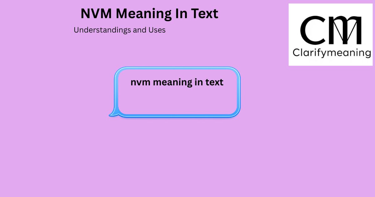 nvm meaning in text