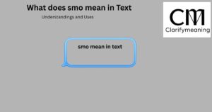 smo mean in text