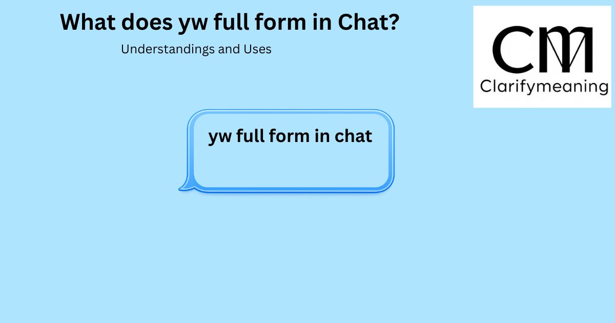 full form of YW